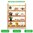5-Tier Bamboo FreeStanding Shoe Rack-Natural by DirectDeals