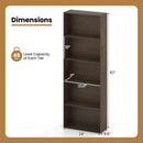 5-Tier Bookshelf Open Display Storage Organizer by LJGDeals