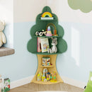 5-Tier Children Book Display Rack with Anti-toppling System-Green by LJGDeals
