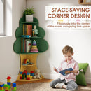 5-Tier Children Book Display Rack with Anti-toppling System-Green by LJGDeals