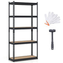 5-Tier Garage Shelving Unit 2200 LBS Heavy Duty Metal Storage Shelves by LJGDeals