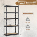 5-Tier Garage Shelving Unit 2200 LBS Heavy Duty Metal Storage Shelves by LJGDeals