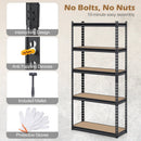 5-Tier Garage Shelving Unit 2200 LBS Heavy Duty Metal Storage Shelves by LJGDeals