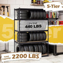 5-Tier Heavy Duty Garage Shelving Unit - 2200 LBS Capacity by LJGDeals