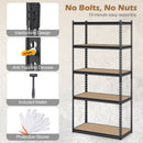5-Tier Garage Shelving Unit 2200 LBS Metal Storage Shelves Adjustable Utility Rack by LJGDeals