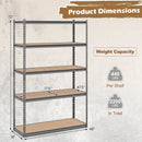 5-Tier Garage Shelving Unit 2200 LBS Metal Storage Shelves Adjustable Utility Rack for Warehouse by DirectDeals
