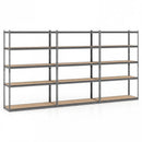 5-Tier Garage Shelving Unit 2200 LBS Metal Storage Shelves Adjustable Utility Rack for Warehouse by LJGDeals