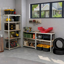 5-Tier Heavy Duty Metal Shelving Unit with 2000 LBS Total Load Capacity by DirectDeals