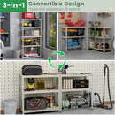 5-Tier Heavy Duty Metal Shelving Unit with 2000 LBS Total Load Capacity by LJGDeals