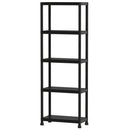 4-Tier Heavy-Duty Plastic Storage Shelves Freestanding Garage Shelving Unit by LJGDeals
