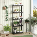 4-Tier Heavy-Duty Plastic Storage Shelves Freestanding Garage Shelving Unit by LJGDeals