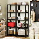 4-Tier Heavy-Duty Plastic Storage Shelves Freestanding Garage Shelving Unit by LJGDeals