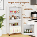 5-Tier Kitchen Pantry Storage Cabinet with Flip-Up Doors by LJGDeals