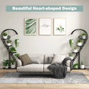 5 Tier Metal Plant Stand with Hanging Hook for Multiple Plants by LJGDeals