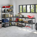 5-Tier Metal Shelving Unit 2000 lbs Capacity with Adjustable Wire Racks Set of by DirectDeals