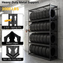 5-Tier Metal Shelving Unit 2000 lbs Capacity with Adjustable Wire Racks Set of by LJGDeals