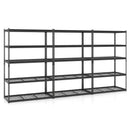 5-Tier Metal Shelving Unit 2000 lbs Capacity with Adjustable Wire Racks Set of by LJGDeals