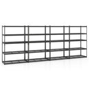 5-Tier Metal Shelving Unit 2000 lbs Capacity with Adjustable Wire Racks Set of by DirectDeals