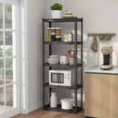 5-Tier Heavy Duty Wire Storage Racks with Anti-slip Foot Pad by LJGDeals