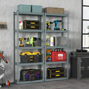 5-Tier Heavy Duty Wire Storage Racks with Anti-slip Foot Pad by LJGDeals