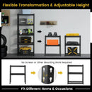 5-Tier Heavy Duty Wire Storage Racks with Anti-slip Foot Pad by DirectDeals