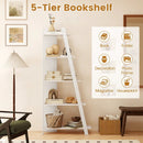 5-Tier Vertical Bookshelf for Small Spaces, 79" Tall by LJGDeals