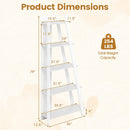 5-Tier Vertical Bookshelf for Small Spaces, 79" Tall by DirectDeals