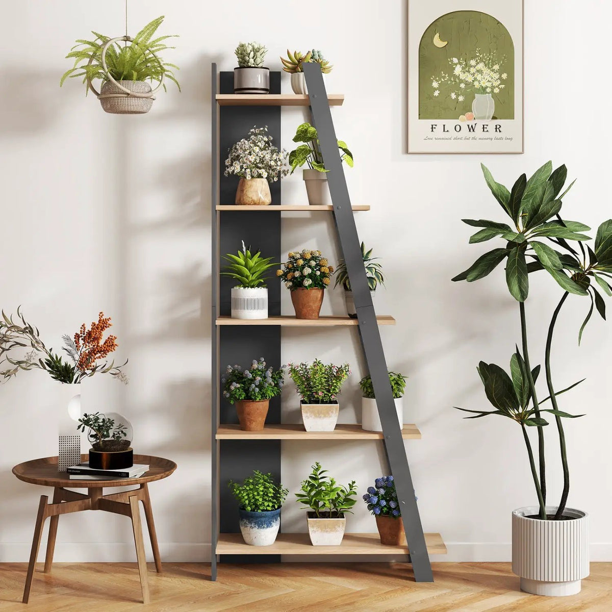 5-Tier Vertical Bookshelf for Small Spaces, 79" Tall, photo 10 of 16