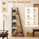 5-Tier Vertical Bookshelf for Small Spaces, 79" Tall by LJGDeals