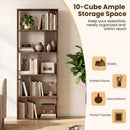 5-Tier Bookshelf with Open Back and Anti-Tipping Kit by LJGDeals