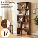 5-Tier Bookshelf with Open Back and Anti-Tipping Kit by LJGDeals