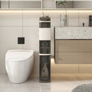 5-Tier Narrow Bathroom Storage Cabinet with Drawers and Tissue Box by LJGDeals