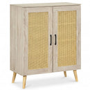 5-Tier Rattan Shoe Cabinewith 3 Removable Shelves by LJGDeals