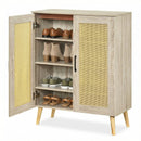 5-Tier Rattan Shoe Cabinewith 3 Removable Shelves by LJGDeals