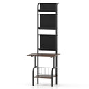 5-Tier Record Player Stand with Vinyl Display Shelf and Record Holder by LJGDeals