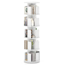 5-Tier Rotating Bookshelf 360¬∞ Display Rack with Dividers and Anti-falling Baffles by LJGDeals