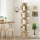 5-Tier Rotating Bookshelf 360¬∞ Display Rack with Dividers and Anti-falling Baffles by LJGDeals