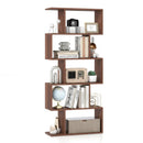 5-Tier S-Shaped Bookshelf with Anti-Tip Kit