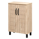 5-Tier Shoe Storage Cabinet Freestanding Wooden Shoe Rack Organizer by LJGDeals