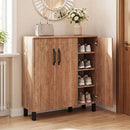 5-Tier Shoe Storage Cabinet Freestanding Shoe Rack Organizer-Oak by LJGDeals