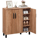 5-Tier Shoe Storage Cabinet Freestanding Shoe Rack Organizer-Oak by LJGDeals