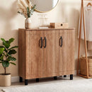 5-Tier Shoe Storage Cabinet Freestanding Shoe Rack Organizer-Oak by LJGDeals