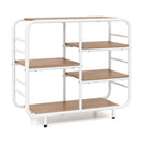 5-Tier Storage Organizer Open Book Shelf with Metal Frame by DirectDeals