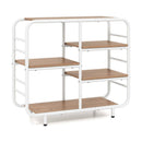 5-Tier Storage Organizer Open Book Shelf with Metal Frame by LJGDeals