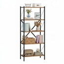 5-Tier Bookshelf with Heavy-Duty Metal Frame by LJGDeals