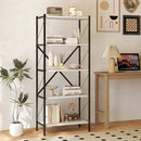 5-Tier Bookshelf with Heavy-Duty Metal Frame by LJGDeals