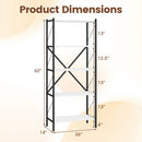 5-Tier Bookshelf with Heavy-Duty Metal Frame by LJGDeals
