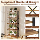 5-Tier Bookshelf with Heavy-Duty Metal Frame by DirectDeals