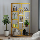 5-Tier Tall Etagere Bookcase with Open Storage Shelves-White by LJGDeals
