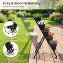 5-Tier Vertical Raised Garden Bed with Wheels for Backyard by LJGDeals